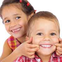 Children at the dentist